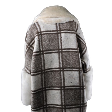 CAPPOTTO CHESS BB COUTURE VELDEN VANIGLIA/CAMEL