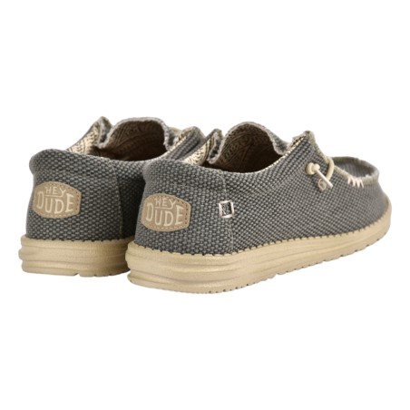 MOCASSINO LACCI IN TESSUTO HEY DUDE WALLYBRAIDED ARMY
