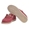 MOCASSINO LACCI IN TESSUTO HEY DUDE WALLYBRAIDED RED