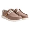 MOCASSINO LACCI IN TESSUTO HEY DUDE WALLYLINEN CLAY