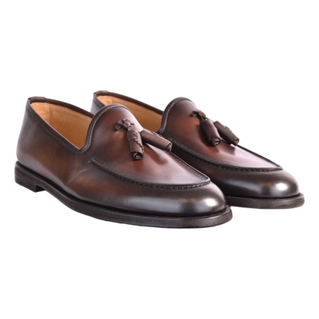 MOCASSINO CON NAPPINE BARRETT 251U025.2 NOCE