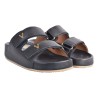 CIABATTA DOPPIO STRAPP VIA ROMA 15 4356 NERO