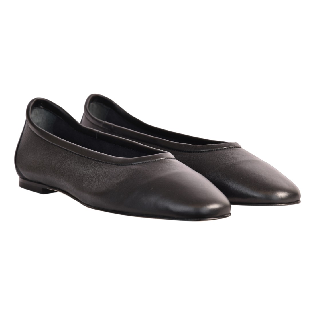 BALLERINA IN NAPPA POEVE FITTI01 NERO