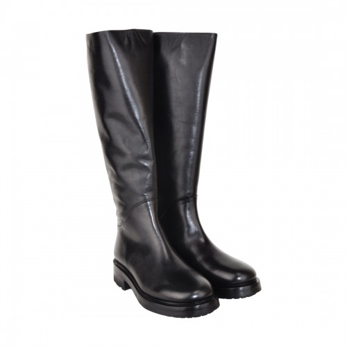 STIVALE IN NAPPA STRATEGIA A5002 NERO