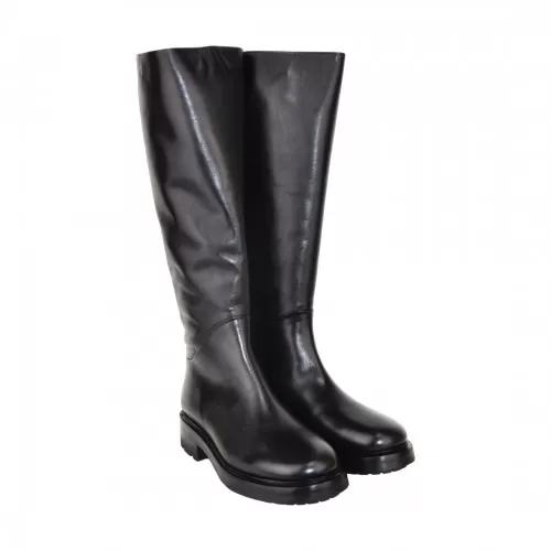 STIVALE IN NAPPA STRATEGIA A5002 NERO
