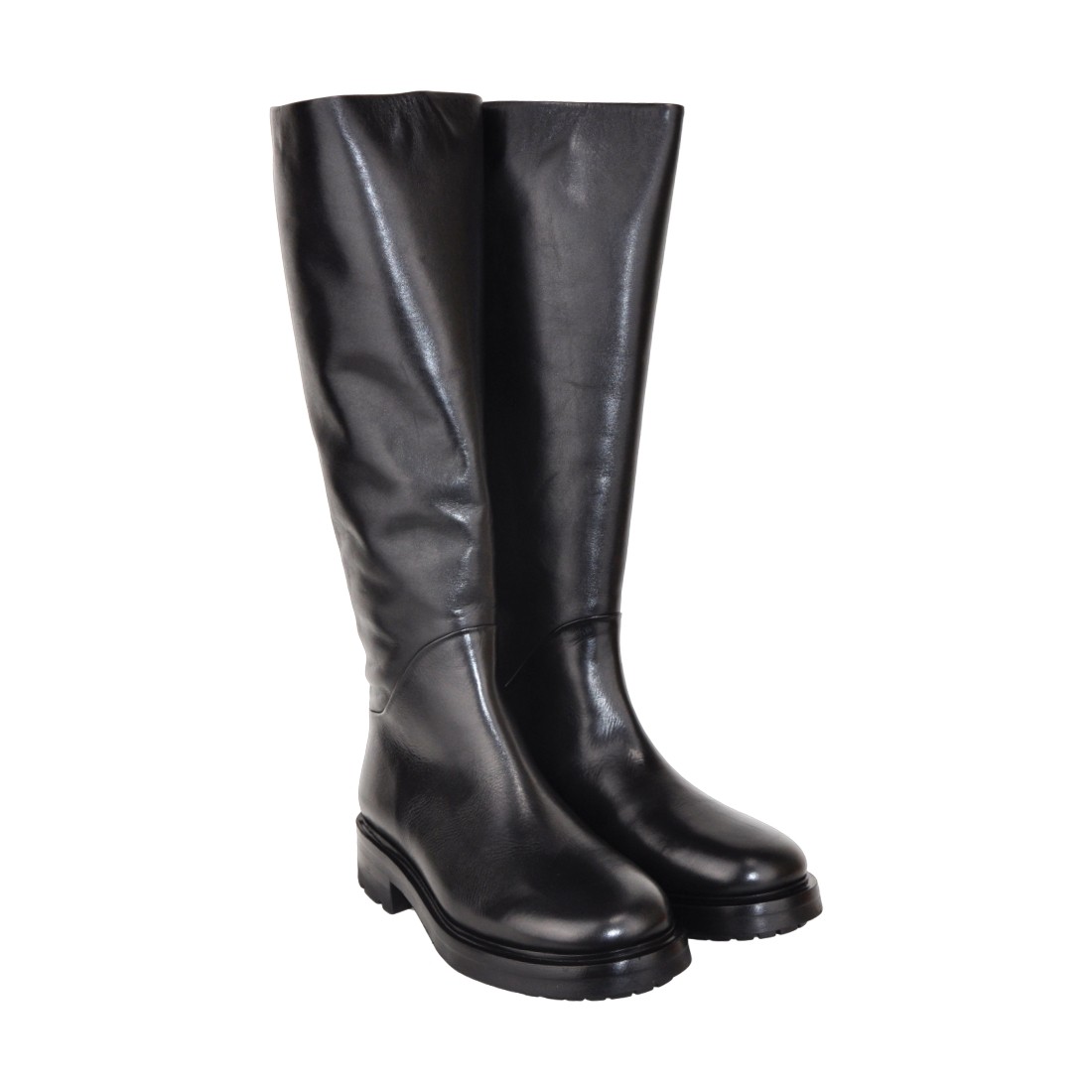 STIVALE IN NAPPA STRATEGIA A5002 NERO