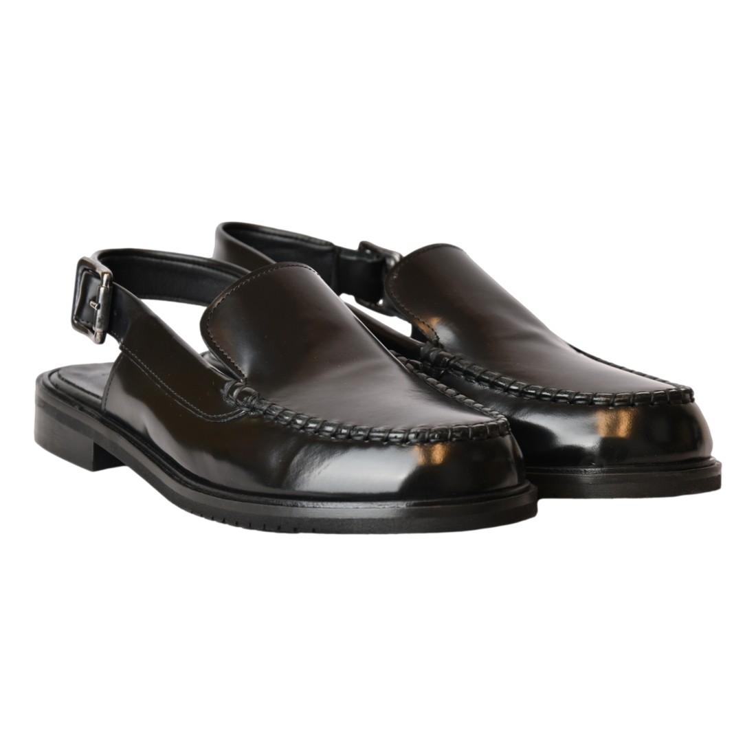 MOCASSINO SLING BACK POEVE JPG52NEW NERO