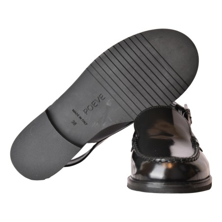 MOCASSINO SLING BACK POEVE JPG52NEW NERO