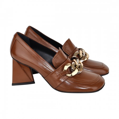 MOCASSINO CON ACCESSORIO STRATEGIA A5187 TERRA