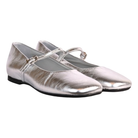 BALLERINA CON CINTURINO POEVE PBALL11M ARGENTO