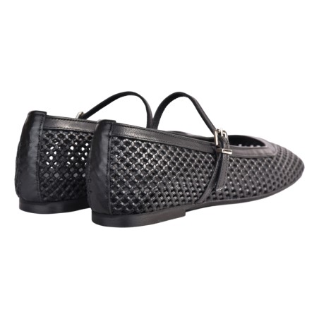 BALLERINA CON CINTURINO PERFOR. POESIE VENEZIANE PBALL31 NERO