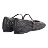 BALLERINA CON CINTURINO PERFOR. POESIE VENEZIANE PBALL31 NERO