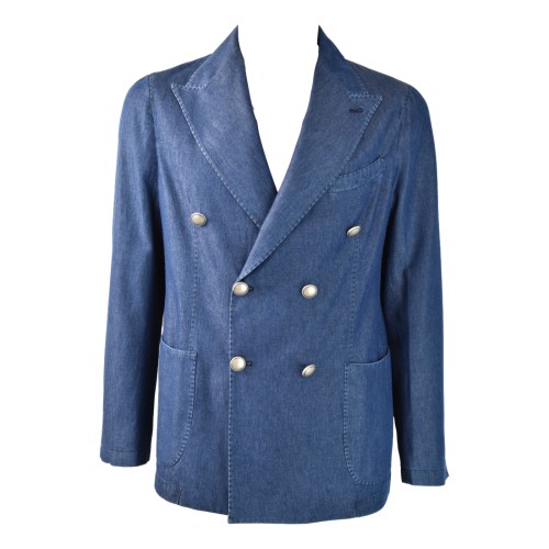 GIACCA DOPPIOPETTO J.O.LUXURY STYLE PIAZZA.VANVITELLI CN-496 BLU