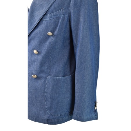 GIACCA DOPPIOPETTO J.O.LUXURY STYLE PIAZZA.VANVITELLI CN-496 BLU