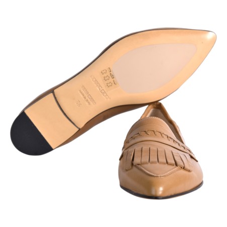 MOCASSINO CON FRANGIA POMME D'OR 1048 CAMEL