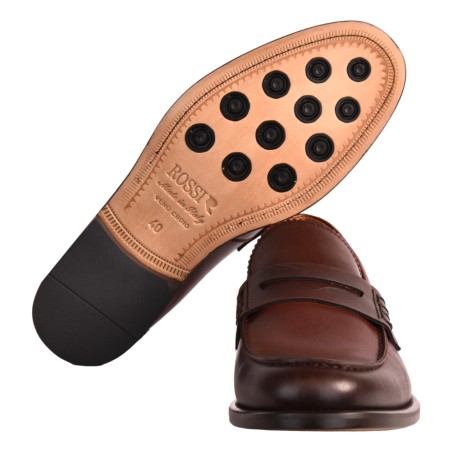 MOCASSINO ROSSI 261 MARRONE