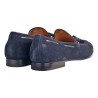 MOCASSINO CAMOSCIO CON NAPPINE ROSSI 266 BLU