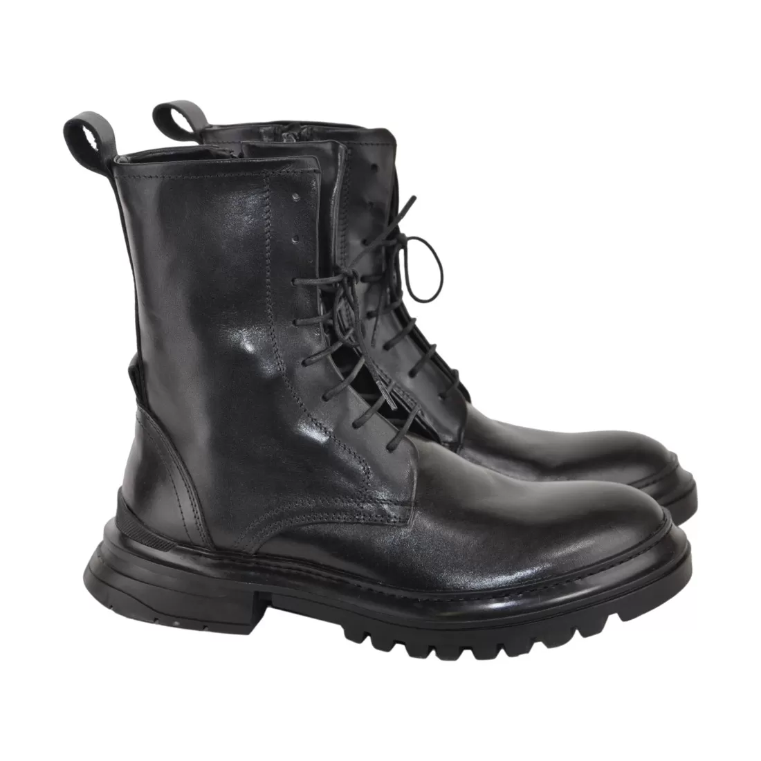 ANFIBIO CON ZIP LATERALE HUNDRED 100 M507-05 NERO