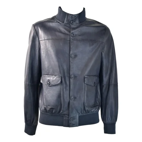 LEATHER JACKET M BULLY 5524 SD02TR