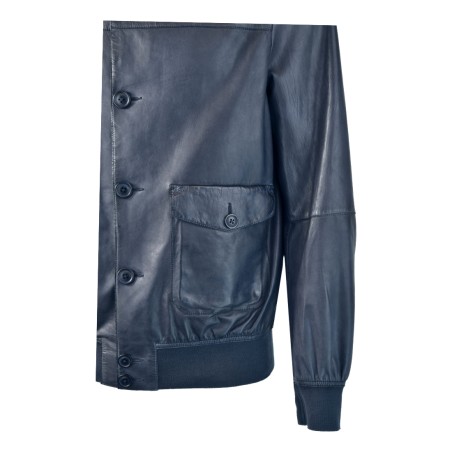 LEATHER JACKET M BULLY 5524 SD02TR