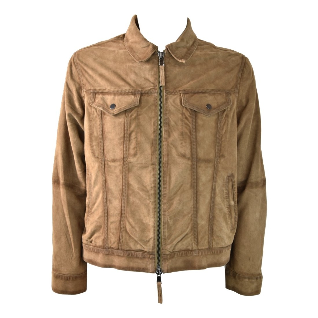 LEATHER JACKET M SUEDE BULLY 5642 ST06