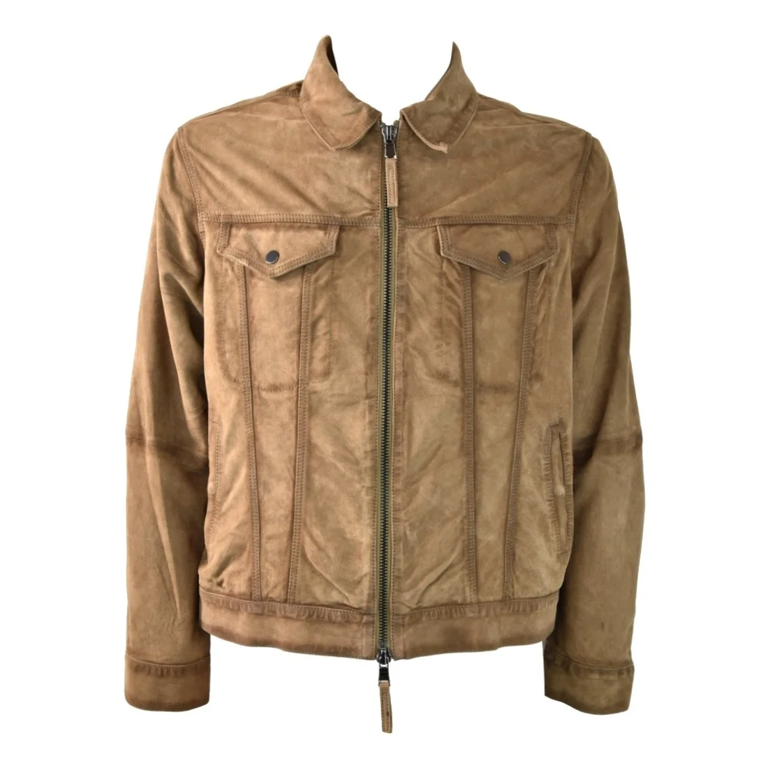 LEATHER JACKET M SUEDE BULLY 5642 ST06