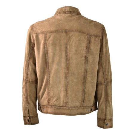 LEATHER JACKET M SUEDE BULLY 5642 ST06