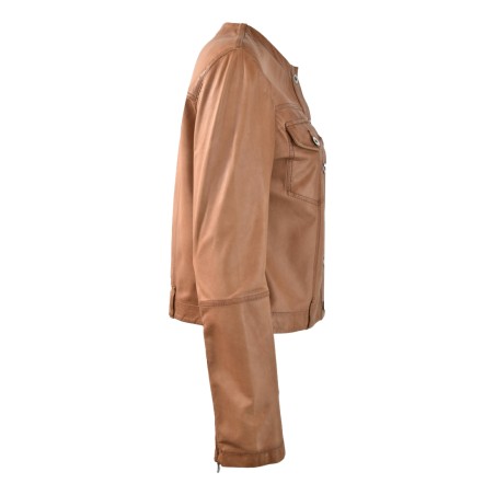LEATHER JACKET W BULLY 7910 SD09