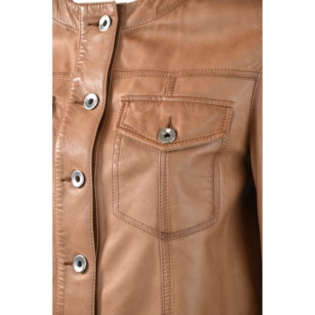 LEATHER JACKET W BULLY 7910 SD09