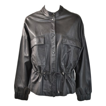 LEATHER JACKET W BULLY 7914 NERO