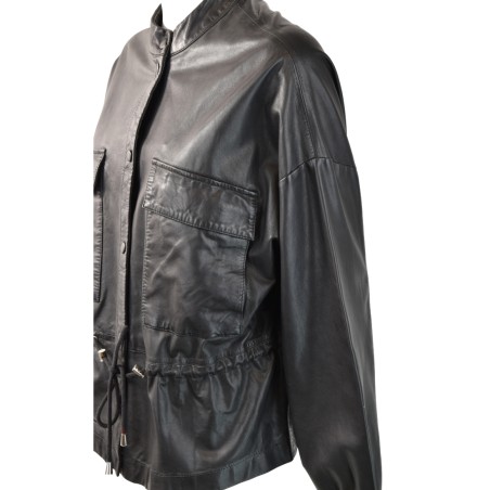 LEATHER JACKET W BULLY 7914 NERO