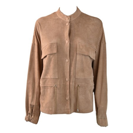 LEATHER JACKET W SUEDE BULLY 7914/PERF GS303