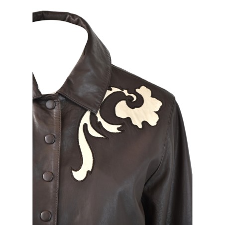 LEATHER JACKET W BULLY 7965 TEX3