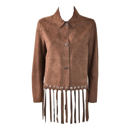 LEATHER JACKET W SUEDE BULLY 8686/FR GS360