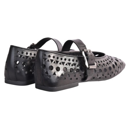 BALLERINA C/CINTURINO ASH BROOK01 BLACK