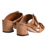 SABOT DOPPIA FIBBIA GIAMPAOLO VIOZZI KE408 CAMEL
