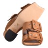 SABOT DOPPIA FIBBIA GIAMPAOLO VIOZZI KE408 CAMEL