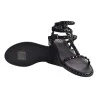 SANDALO BORCHIE 3 CINTURINI ASH PLAYBIS06 BLACK