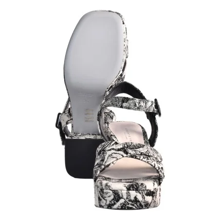 SANDALO CON PLATEAU ROBERTO FESTA TELLA BIA/NERO