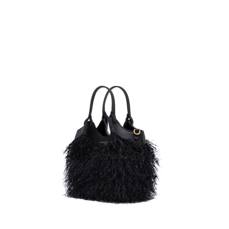 BORSA PELLE E TESSUTO DUA GIANNI CHIARINI BS11118 001