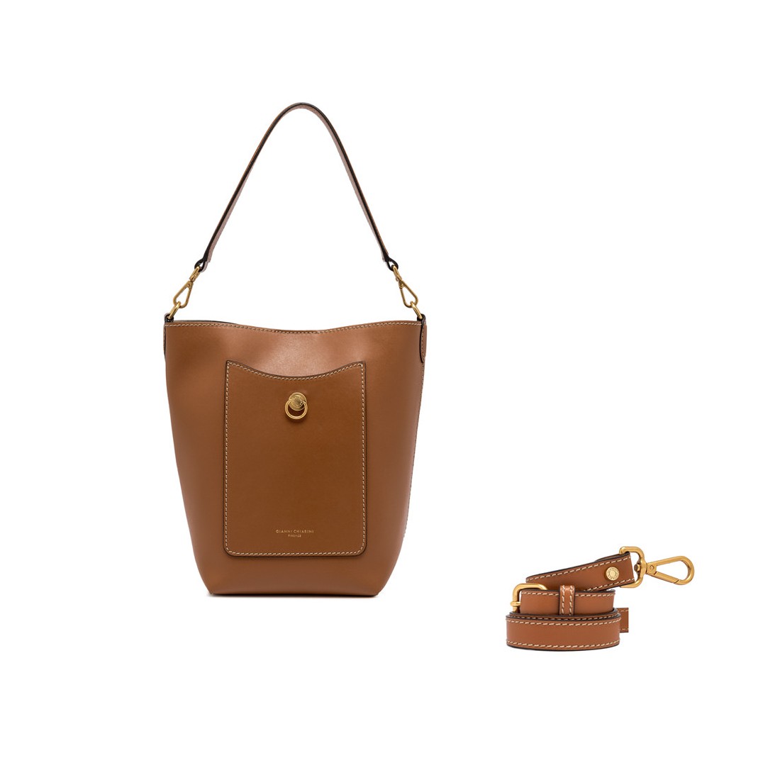 BORSA PELLE RUBINA GIANNI CHIARINI BS11616 1117