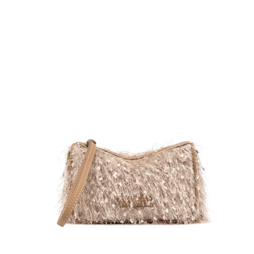 BORSA PELLE E TESSUTO NORA POUCH GIANNI CHIARINI BS11694 2971