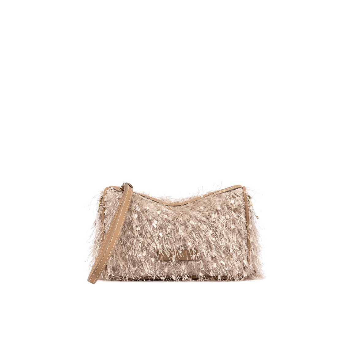 BORSA PELLE E TESSUTO NORA POUCH GIANNI CHIARINI BS11694 2971