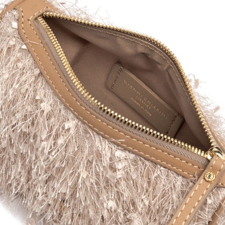BORSA PELLE E TESSUTO NORA POUCH GIANNI CHIARINI BS11694 2971