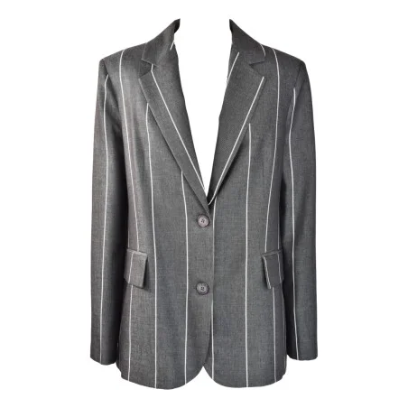GIACCA MONOPETTO GESSATO SO ALLURE D3045B BLACK