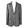 GIACCA MONOPETTO GESSATO SO ALLURE D3045B BLACK