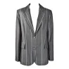 GIACCA MONOPETTO GESSATO SO ALLURE D3045B BLACK