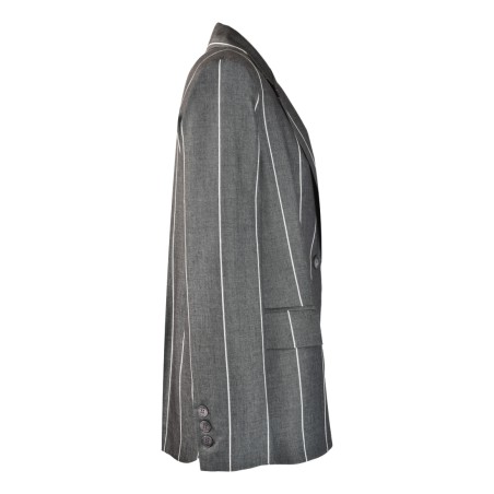 GIACCA MONOPETTO GESSATO SO ALLURE D3045B BLACK