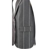 GILET COLLO REVERS GESSATO SO ALLURE D3047B BLACK