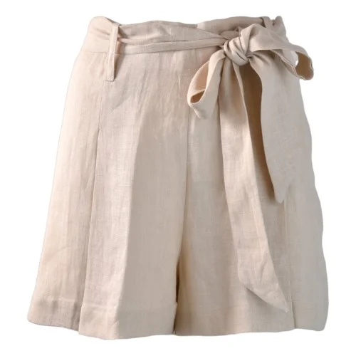 SHORT CON CINTURA SO ALLURE D6032B CHAMPAGNE